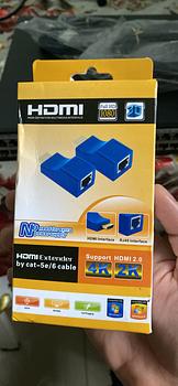 accesorios para electronica - HDMI Extender por cable de red (Cat 5e/6)
