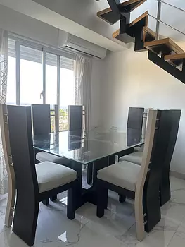 muebles y colchones - Venta de juego de comedor de 6 sillas. 