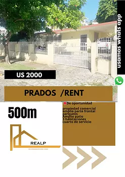 casas - Propiedad Comercial prados 