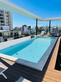 apartamentos - Apartamento 2Hab Amueblado Fino c/Piscina Rootop