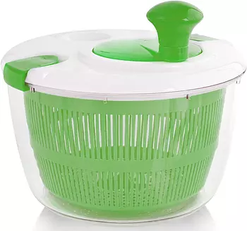 cocina - Secador manual de ensalada lechuga Spinner de gran capacidad 5 Litros lechuga