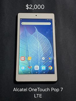 celulares y tabletas - Tablet alcatel one touch pop 7 lte