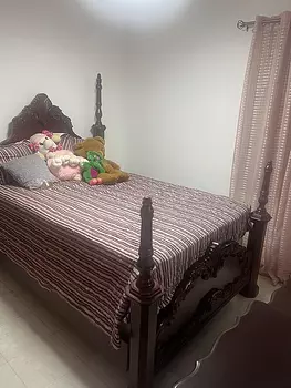 muebles y colchones - Juego de Habitación en Caoba