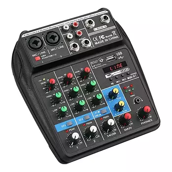 otros electronicos - CONSOLA DE AUDIO MIXER 2 CANALES