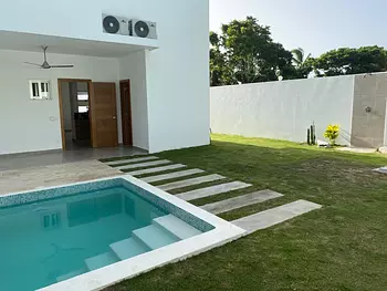 casas vacacionales y villas - Villa en las terrenas proximo a la playa las ballenas