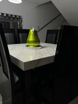 muebles y colchones - Comedor con mesa de MÁRMOL para 8 persona perfecto para año nuevo 