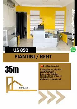 oficinas y locales comerciales - Local en Piantini