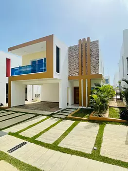 casas vacacionales y villas - Vendo Villa 2 niveles a estrenar Bavaro-Punta Cana