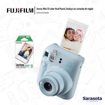 camaras y audio - Fujifilm Instax mini 12 Azul + cartucho de regalo