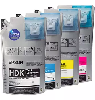 impresoras y scanners - BOLSA DE TINTA EPSON ULTRACHROME T741 EN TODOS LOS COLORES PARA F6200, F7200, F9