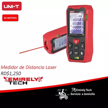 equipos profesionales - Medidor de Distancia Laser Digital 50 m