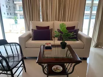 apartamentos - Apartamento amueblado en alquiler con terraza privada, aire acondicionado, 130m2