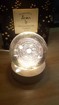 decoración y accesorios - LAMPARA VIA LACTEAS DE CRISTAL IDEAL PARA DECORAR
