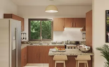 casas - Proyecto en venta Punta Cana  #24-1261 dos dormitorios, parqueo, BBQ.
