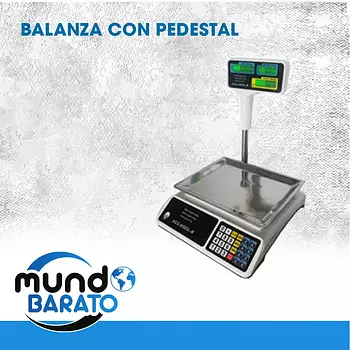 electrodomesticos - Balanza de Mesa Electrónica con Torre para ver precio. Capacidad 30kg 