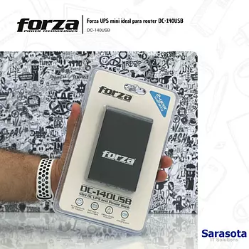 plantas e inversores - Mini UPS Forza (Ideal para modem y router)
