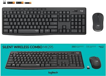 impresoras y scanners - TECLADOY MOUSE LOGITECH MK295 SILENCIOSO, USB INGLES, WIRELESS 2.4GHZ, 10M 