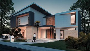 casas vacacionales y villas - Villa de 4 Habitaciones con baño, walk in closet. Caleton, Cap Cana