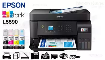 impresoras y scanners - multifuncional  Epson L5590 Ecotank Multifuncional Inalámbrica con WiFi Sistema 