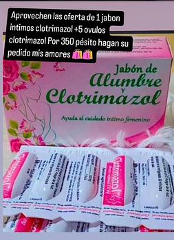 salud y belleza - Jabón clotrimazol más ovulos en oferta aprovechen 