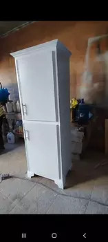 cocina - Armario de cocina en madera color blanco 🤍 