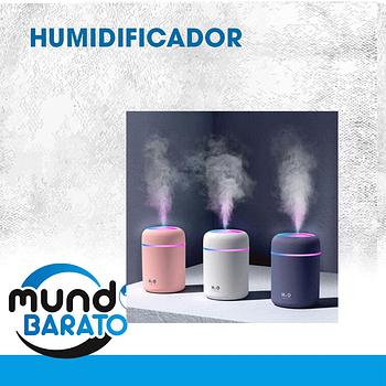 decoración y accesorios - Humidificador Difusor LED USB portátil de 300 ml 