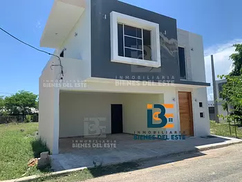 casas - Se Vende Esta Hermosa y Nueva Casa + Solar de Esquina en Residencial Naime 