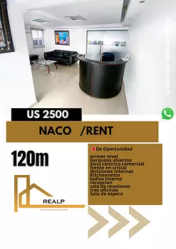 oficinas y locales comerciales - Local céntrico en Naco 