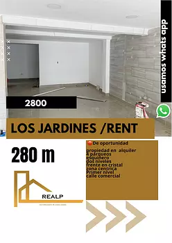 oficinas y locales comerciales - Local en los jardines primer nivel