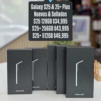 celulares y tabletas - Galaxy S25 & S25+ Plus Nuevos Sellados Versión Internacional 