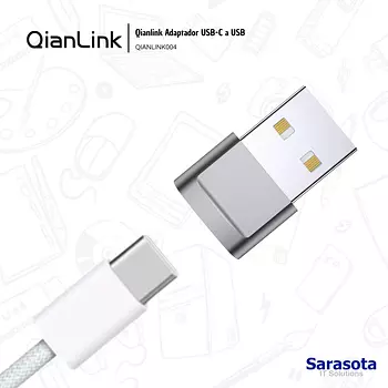 accesorios para electronica - Adaptador USB-C a USB marca Qianlink