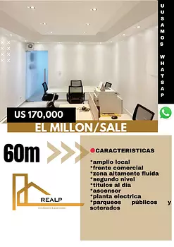 oficinas y locales comerciales - Local en venta en el millon