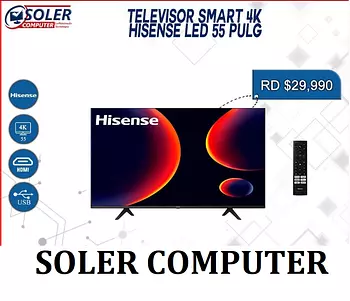 tv - TV Smart Hisense 55 pulgadas led 4k Hhdmi