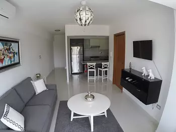 apartamentos - Alquiler de Apartamento Gazcue amueblado de Una Habitación