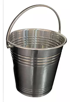 herramientas, jardines y exterior - cubeta acero inoxidable 