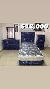 muebles y colchones - Juego de Habitación Twin 39 con Colchon