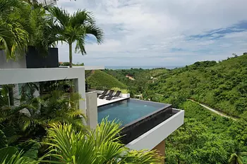 casas vacacionales y villas - HERMOSA VILLA CON PISCINA VISTA AL MAR