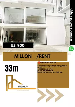 oficinas y locales comerciales - Locales en primer y segundo nivel 