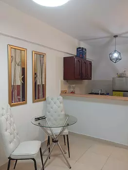 apartamentos - Alquilo apartamento amueblado de 1 hab. en Gazue
