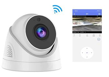 camaras y audio - Camara de Seguridad Domo Wifi 1080P, Vision Noctur