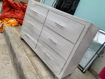 muebles y colchones - Gavetero blanco ikea 