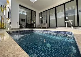 casas vacacionales y villas - venta de Villa con piscina en costa cana punta cana República Dominicana