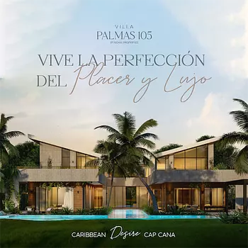 casas vacacionales y villas - Venta De Villa De Lujo En Cap Cana De 2,836.71mts Con Piscina Y Jacuzzi