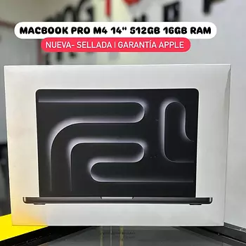computadoras y laptops - MACBOOK PRO M4 14" 512GB 16GB RAM SELLADA OFERTA🔥