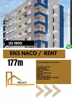 apartamentos - Apartamento naco 3 hab