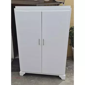 muebles y colchones - Closet  en color blanco grande 