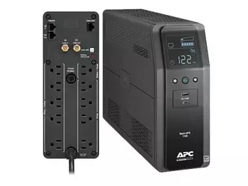 computadoras y laptops - UPS APC BR1100M2-LM BACK-UPS PRO, 1.1KVA (1100 VA), 600 WATTS ,INPUT 120V / OUTP