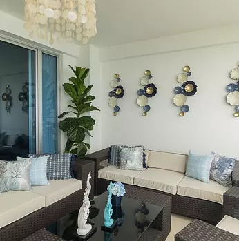 apartamentos - Alquilo Apartamento de Lujo  Amueblado en Juan Dolio en 1era Línea de Playa

