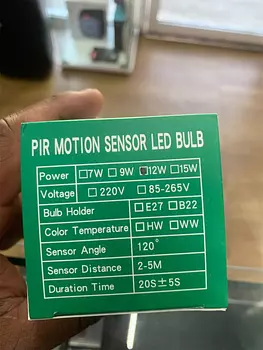 decoración y accesorios - Bombillas 💡 12W Led con censores