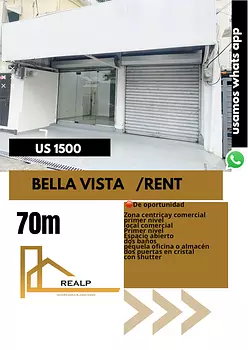oficinas y locales comerciales - Local céntrico en bella vista 